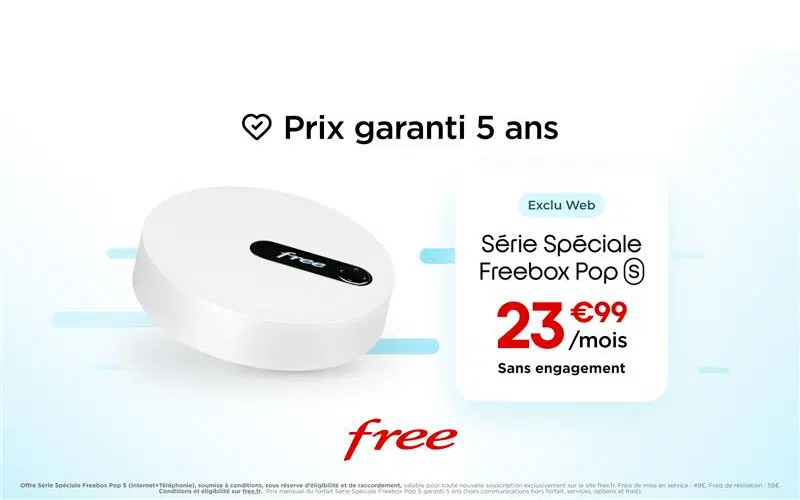Freebox Pop S baisse de prix