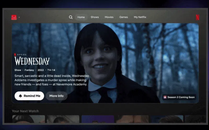 Netflix nouvelle interface