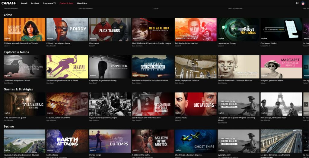 Explore, le corner sur CANAL+