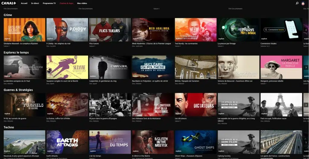 Explore, le corner sur CANAL+