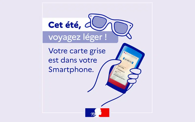 La carte grise sur France Identité