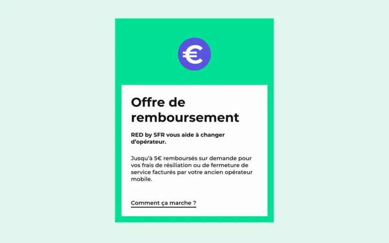 Remboursement frais résiliation RED by SFR
