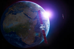 Satellites dans l'espace