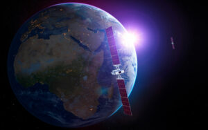 Satellites dans l'espace