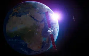 Satellites dans l'espace
