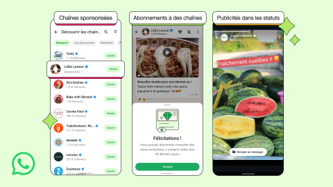Publicité Whatsapp