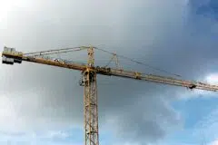 Grue de chantiers de construction.
