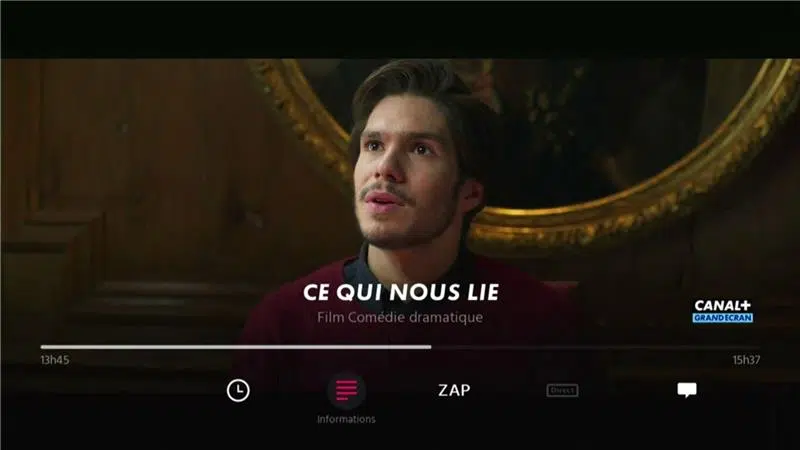 Le nouveau player CANAL+ sur la TV d'Orange