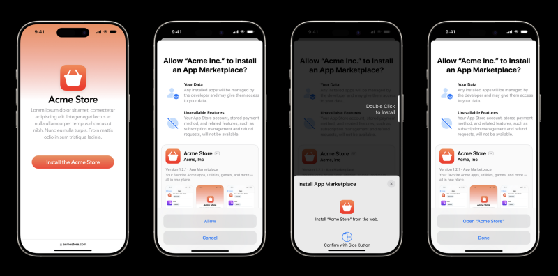 marketplaces from the web iOS