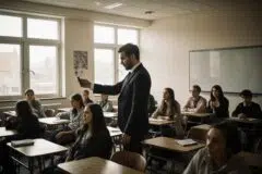 Smartphone en salle de classe