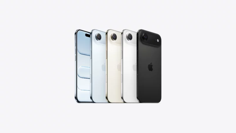 iPhone Air Couleurs