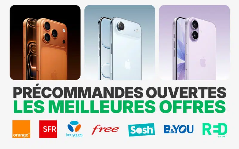 Précommandes iPhone 17 iPhone Air