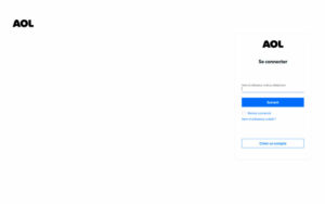 page d'accueil d'AOL