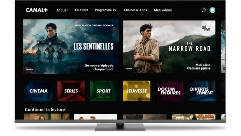 CANAL+ sur un téléviseur Thomson
