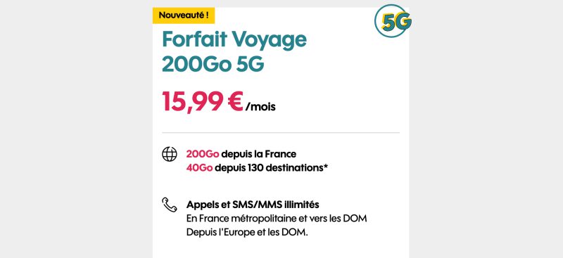 Sosh Voyage 200 Go