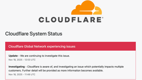 Panne Cloudflare