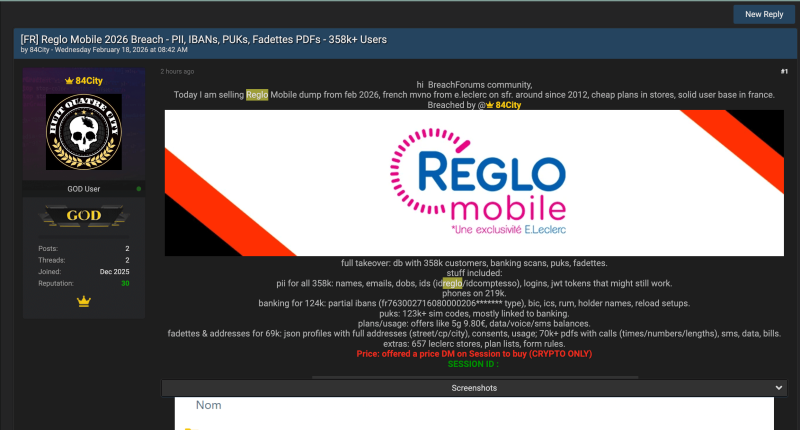 Reglo Mobile Leak