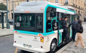 La navette gratuite de Rennes connectée à la 5G