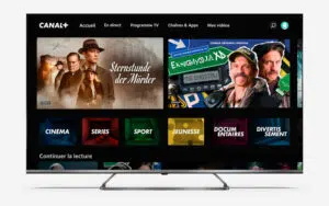 CANAL+ sur téléviseur sharp