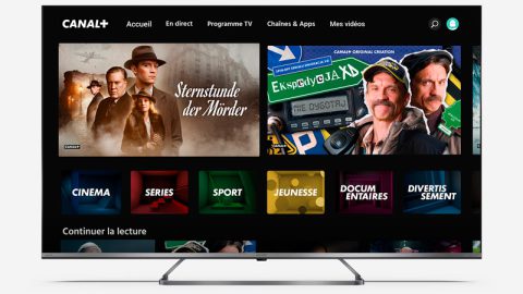 CANAL+ sur téléviseur sharp