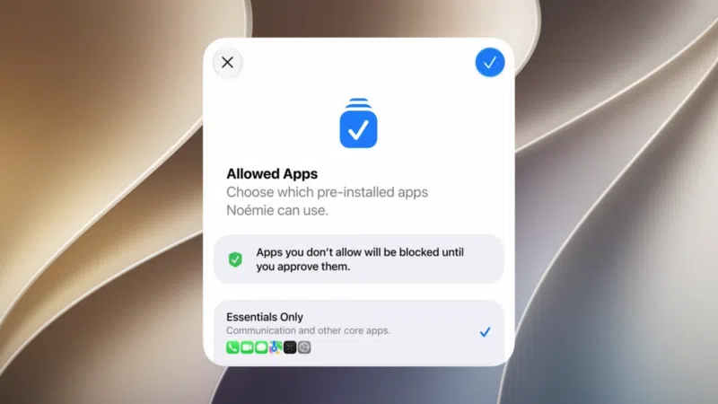 Apps autorisées