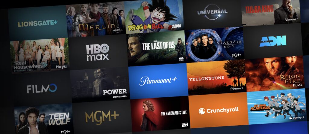 Abonnements supplémentaires proposés dans Prime Video