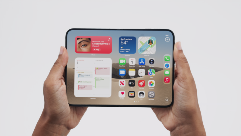 iPhone Duo ouvert