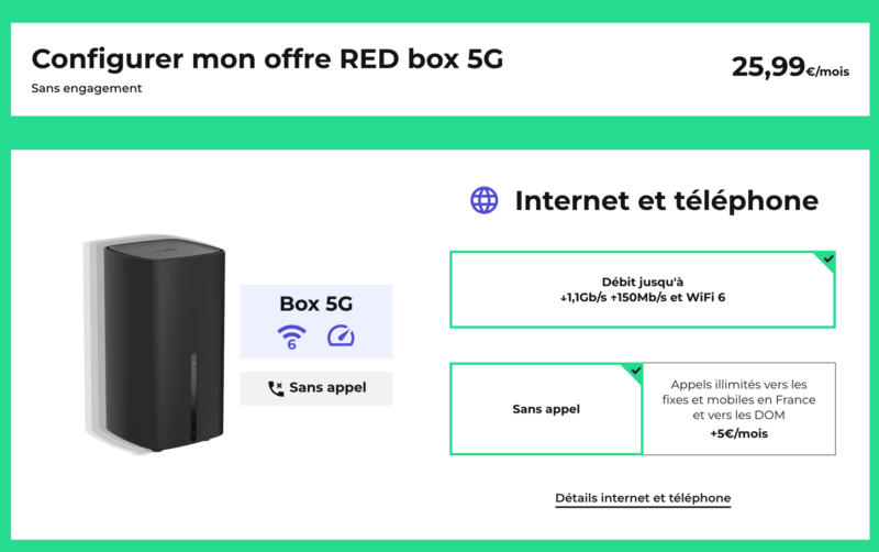 Box 5G RED SFR