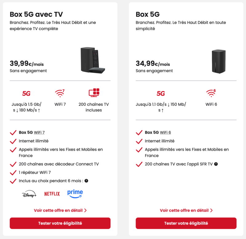 Box 5G SFR